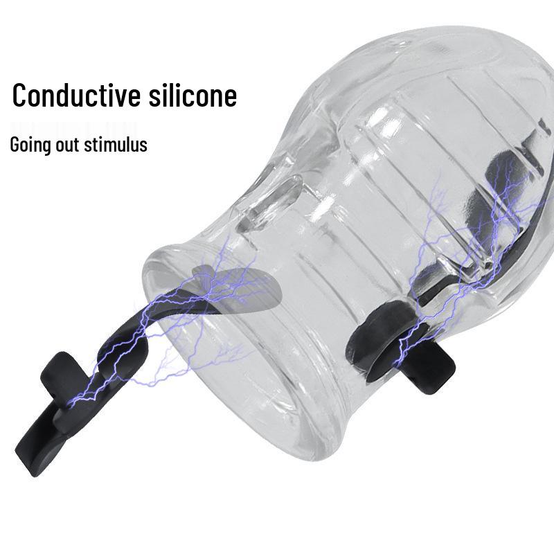 Men's Remote Control Desensitizing Electric Shock Trainer for Endurance and Self-Pleasure