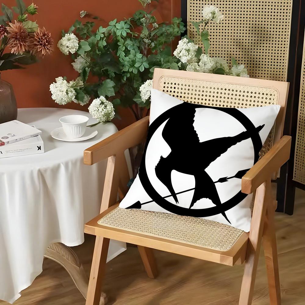 Classic Novel T-The Hunger Game Pillow Case Printing Pillowcase Living Room Sofa Cushion Cover Bedroom Room Decor