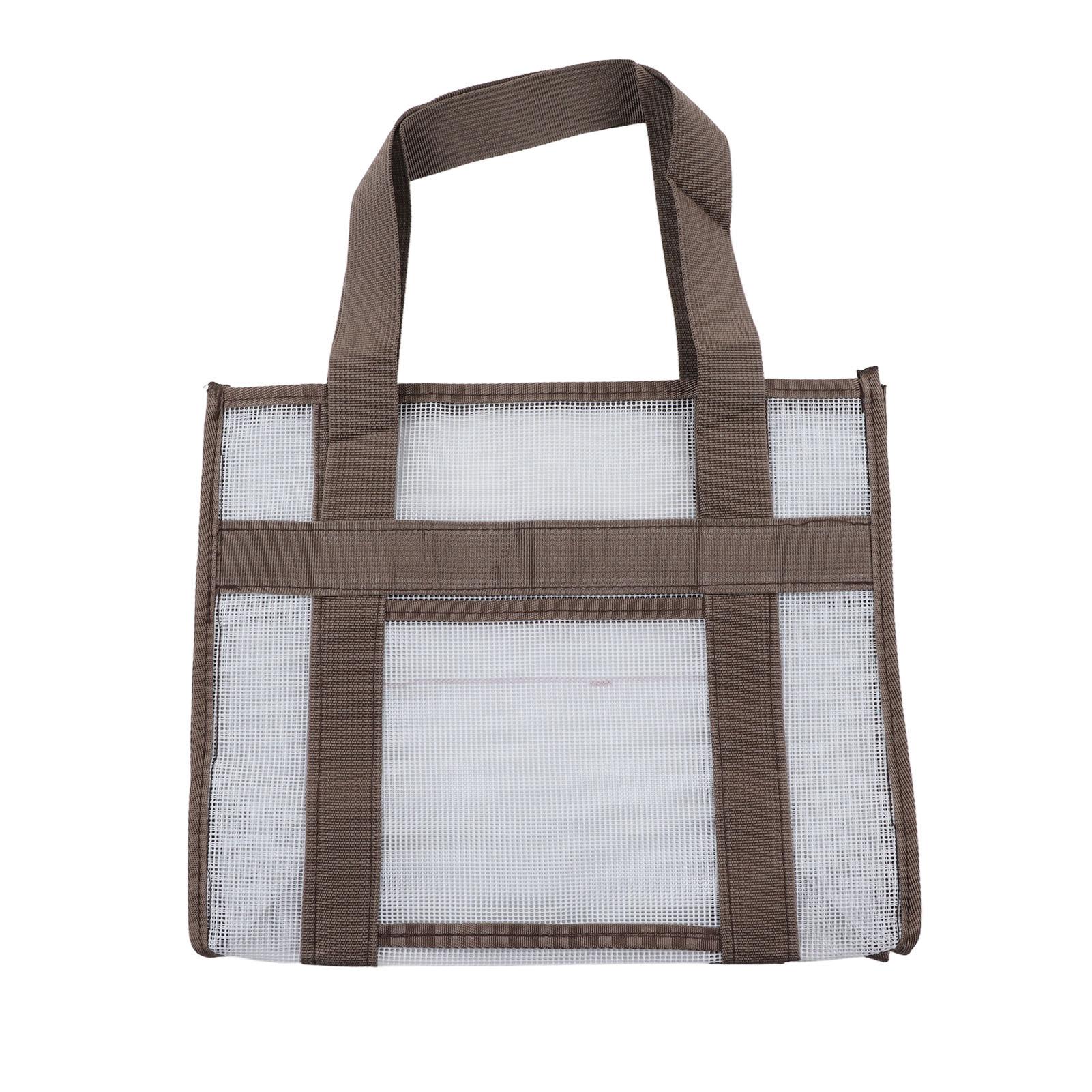 

Портативная сетчатая сумка из ткани Оксфорд большой вместимости, детская сумка для ракушек для улицы, пляжа, бассейна M