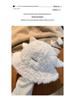 Cute Lamb Ears Plush Women's Bucket Hat - New for Autumn/Winter 2025, Warm Basin Hat with Face-Slimming Style