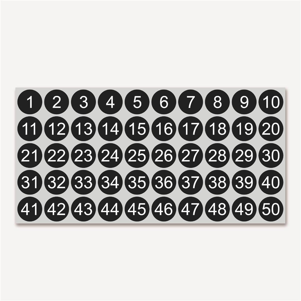 

1-50 51-100 Letter Number Sticker Self-Adhesive Waterproof Labels Number Advent Stickers Calendar Number Paper Stickers Decor