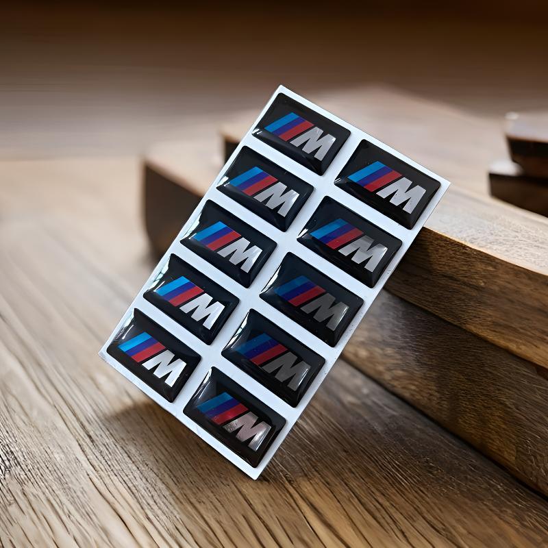 3D ABS Car Body Rear Trunk Badge Emblem For BMW M Logo Sticker Decoration Accessories M1 M2 M3 M4 M5 M6 X7M X2M X4M X3M X5M X6M