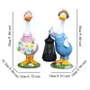 2x Solar Ducks Garden Ornament Lawn Decoration Light Waterproof Patio Yard Statues Decor for