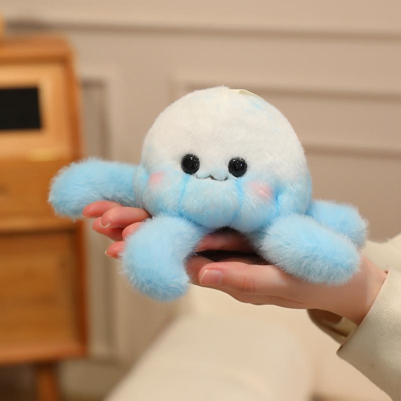 Kawaii Ocean Animal Stuffed Seajelly Plush Toy Cute Pink Blue Jellyfish Plushies Soft Doll Gift For Girl Bag Charm
