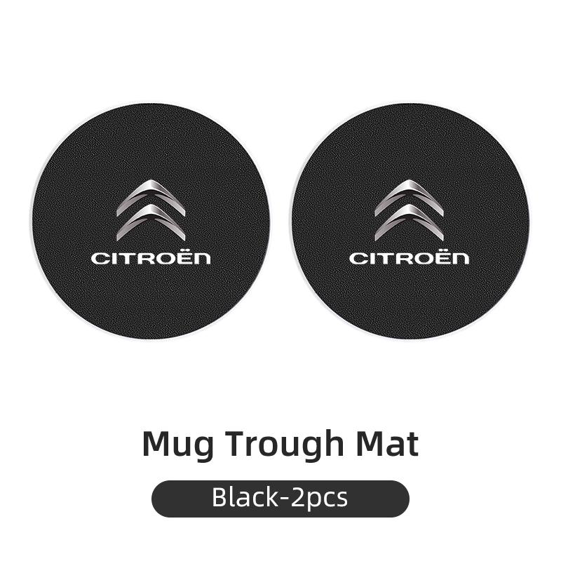 

Car Water Coaster Console Mug Cup Holder Non-Slip Mat Accessories For Citroen C4 C3 C5 C1 C2 Berlingo Celysee Cactus Picasso