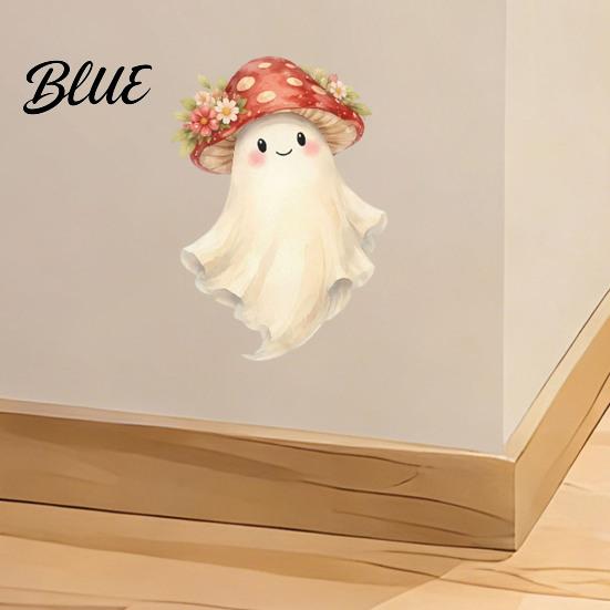 Removable Vinyl Outlet Stickers Cute Ghost Halloween Switch Plate Stickers Self-Adhesive Cover Decorative Covers for Home Decals Pumpkin Bat Floral