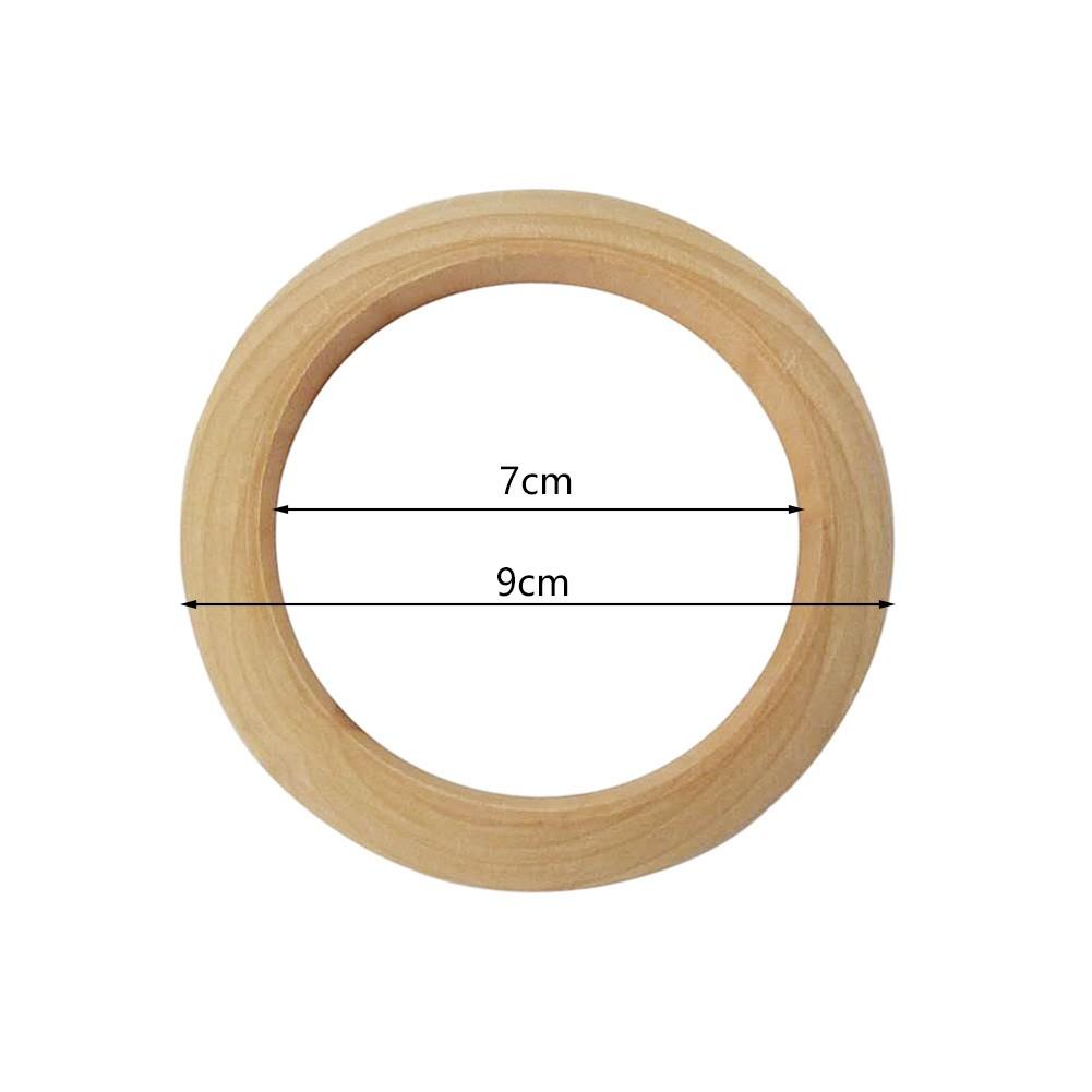 Wooden Rings Decoration Jewelry Making Multiple Sizes