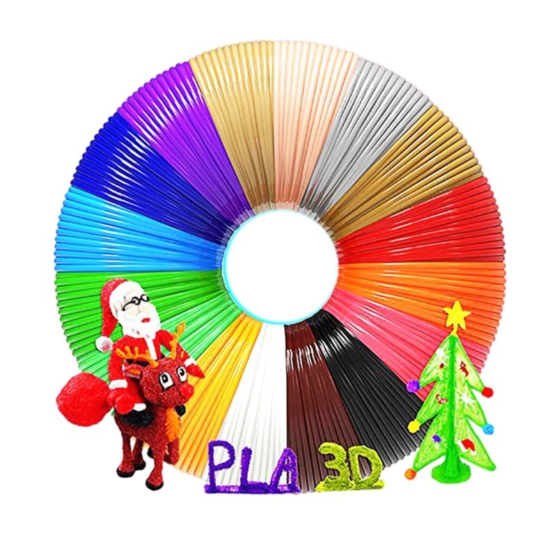 

3D Pen Filament Refills 20 Colors 3D Pen Filament PCL 1.75mm Non-Toxic Smooth Printing Refills 3D Pen Accessories 1