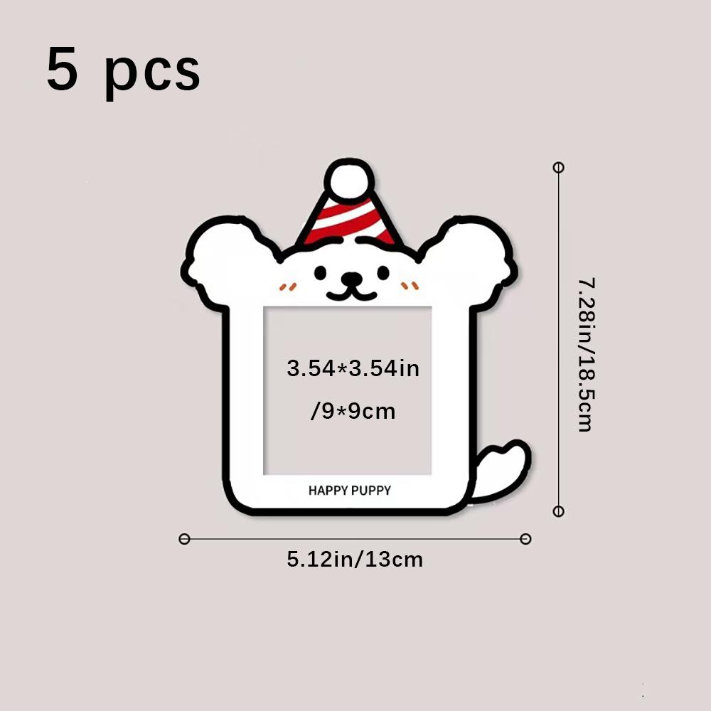 

5 sets of cute dog mushroom element switch decorative stickers, creative home wall stickers, switch protection