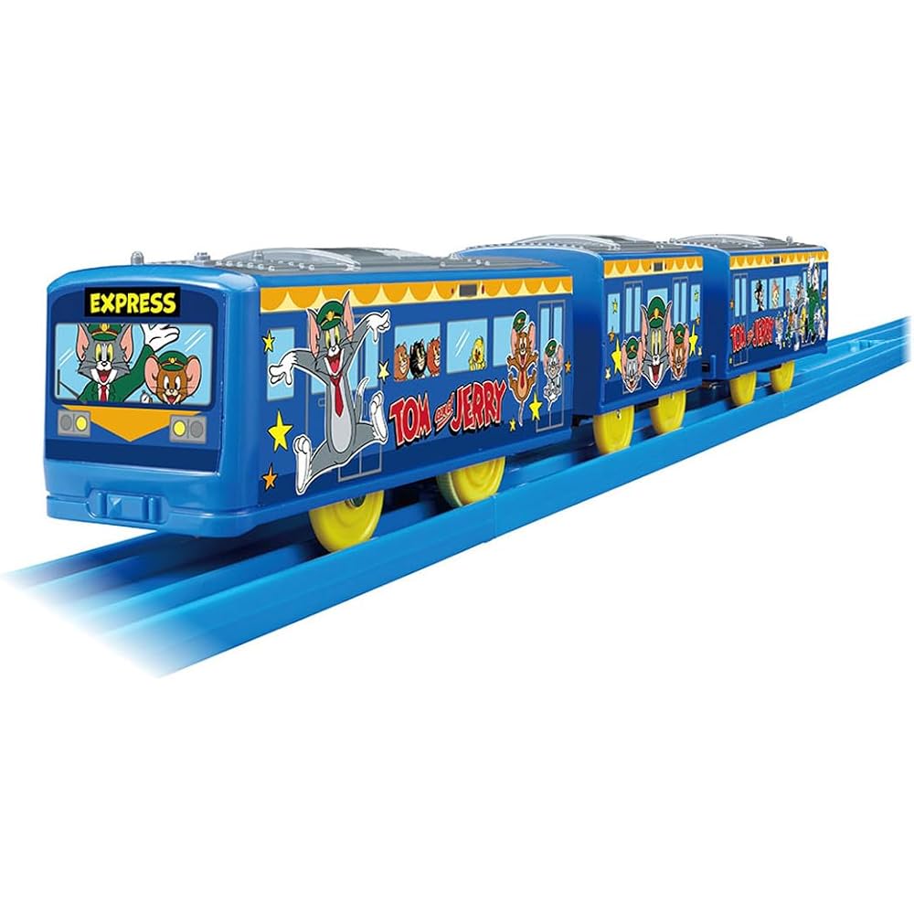 

Takara Tomy Plarail Tom and Jerry Wrapping Train Toy for Ages 3 and Up