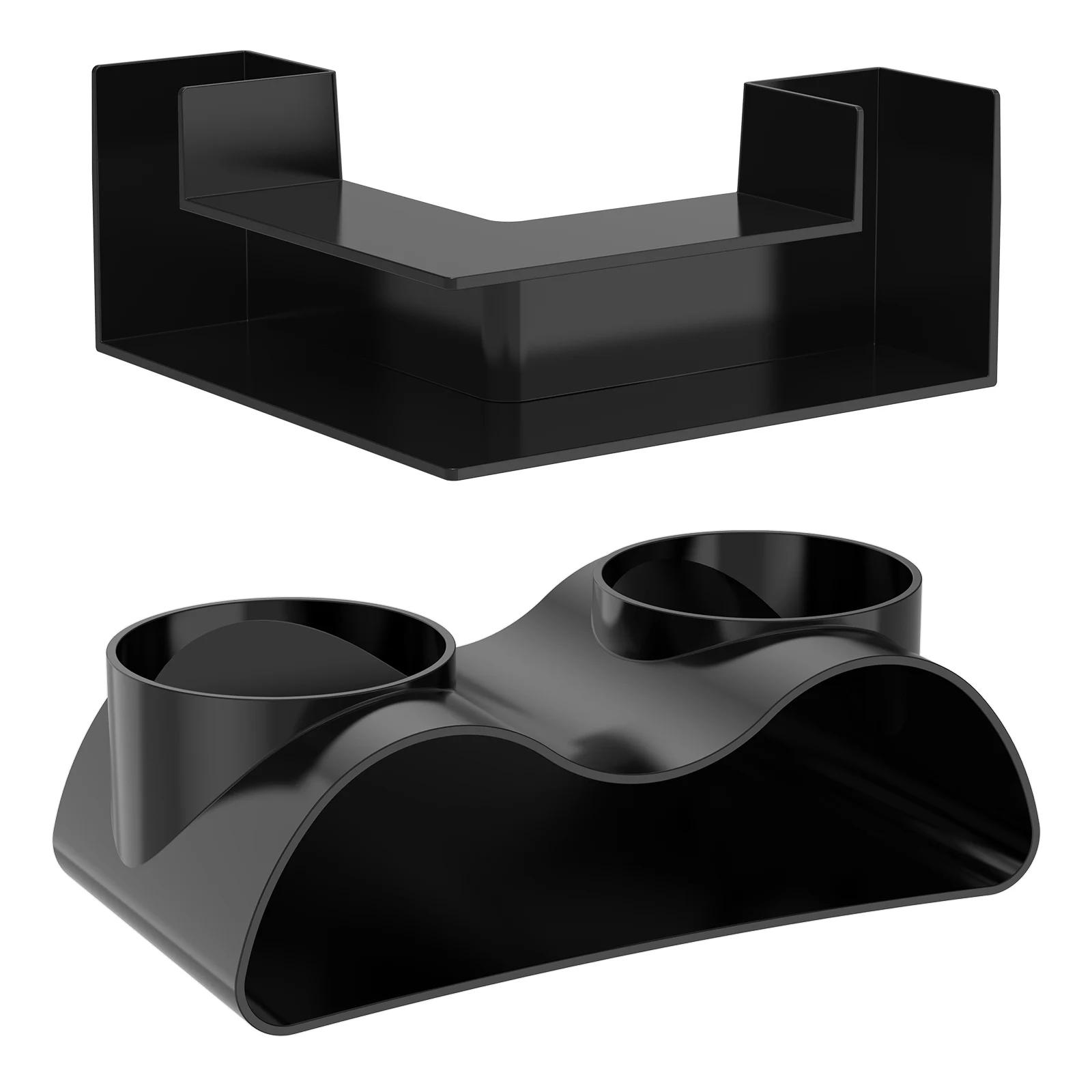 2Pcs Aquarium Underground Tunnel for Fish Shrimp Hideout Under Gravel Viewing Tunnel Cave Fish Tank Decor Accessory