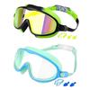 2 Pack Kids Swim Goggles For 3-15 Uv Protection Anti-Fog Pool Water Swimming Goggles For Boys Girls Youth Toddler
