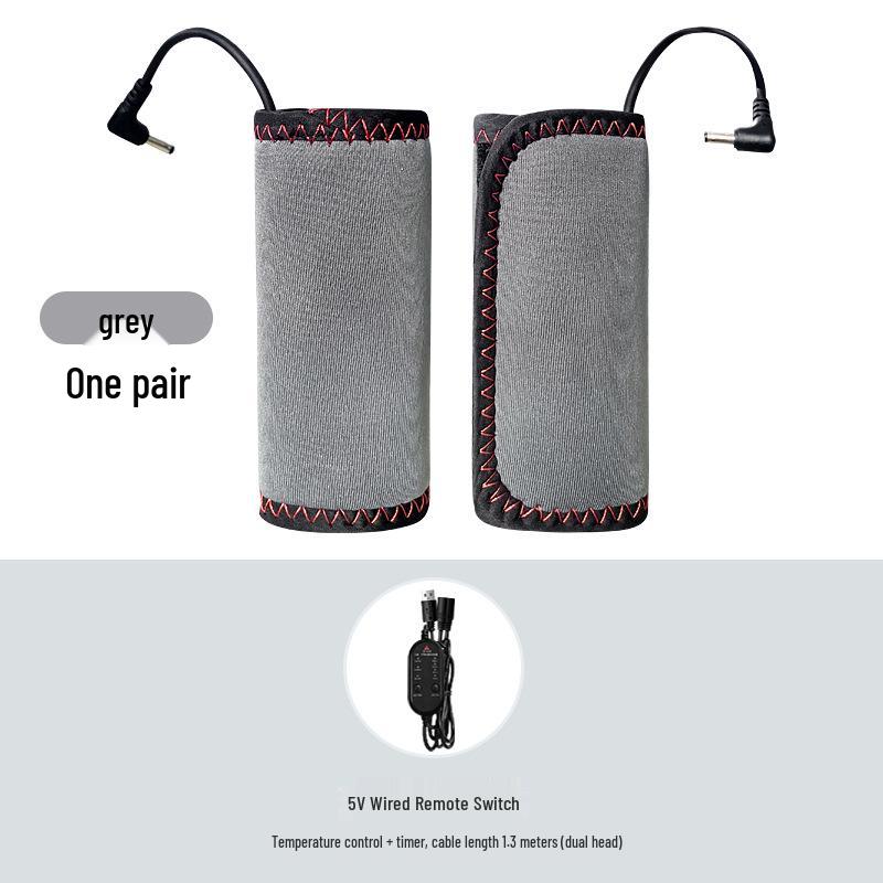 Electric Heated USB Charging Handlebar Covers for Motorcycles and E-Bikes