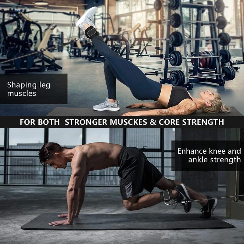 Ankle Strap Taekwondo Leg Strength Training Equipment With Weight Support Ankle Loop And Buckle For Sports Protection