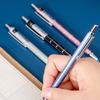 Student Mechanical Pencil 0.5/0.7mm Lead Anti-Break Buffer Design Easy Refill Clip Writing Pen Metal Body Primary School Student Mechanical Pencil