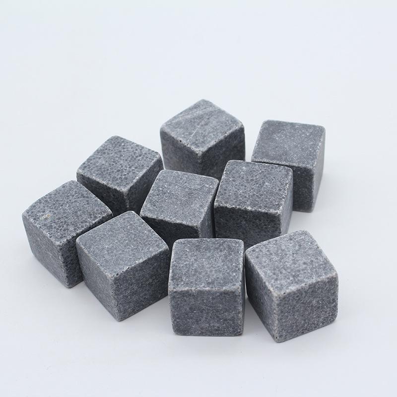 Soapstone Whiskey and Wine Chilling Stones