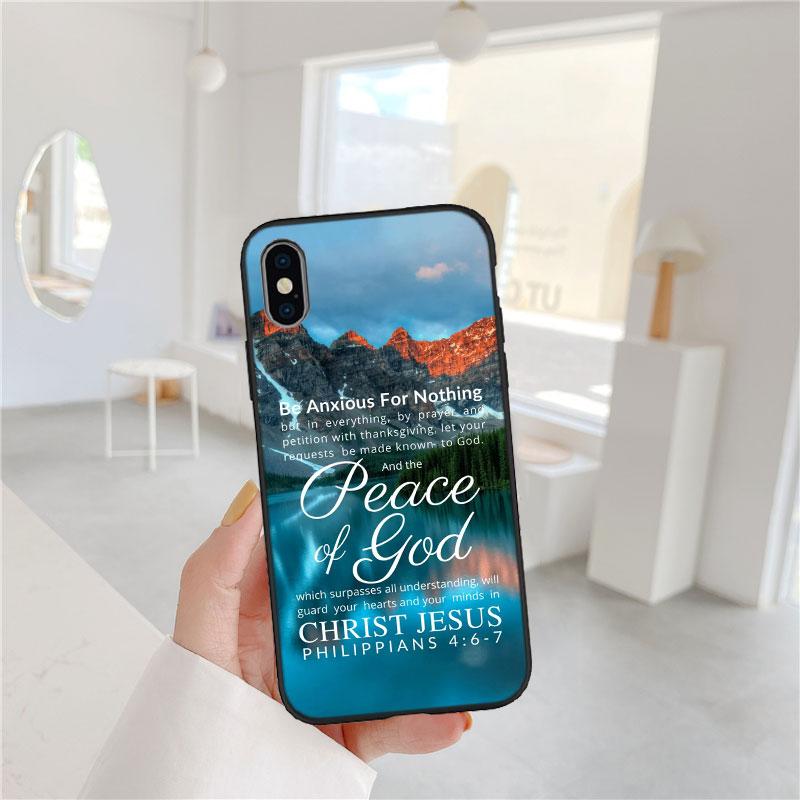 Bible verse Jesus Christ Phone Case for OPPO A40 A60 A80 A15 A16 A16K A12 A17 A17K A54 A54S A53 A53S A55 A56 A57 A98 F23