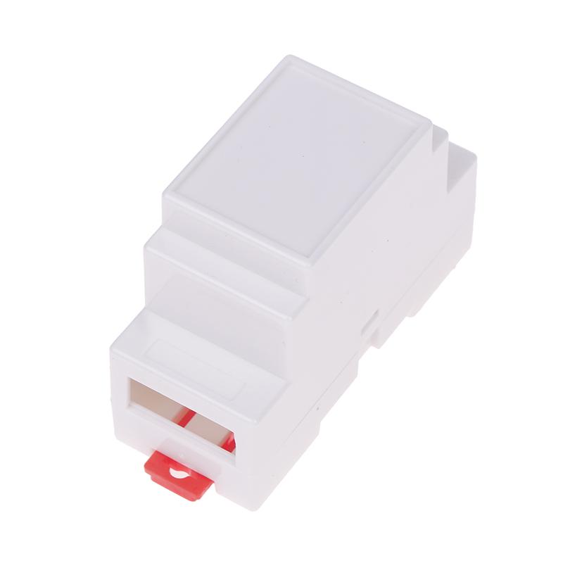 1 pièce Boîte de jonction PLC Rail DIN Boîtier électronique en plastique Boîtier de projet 4 couleurs 88X37X59 mm Montage sur rail 35 Boîtier d'instrument