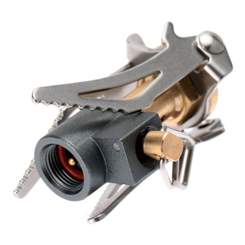 Portable Foldable Integrated Mini Camping Stove for Outdoor Barbecue and Picnic Cooking