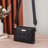 Dámska, Patchworková Kockovaná, Taška cez telo, Odnímateľný Ramenný Popruh, Zapínanie na zips, Denná Kabelka, Kompaktná Kabelka, Nevyhnutná na každodenné použitie