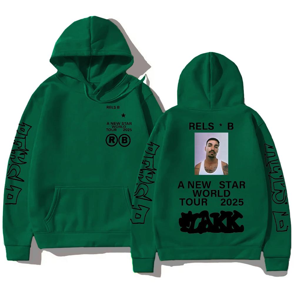 Rels BA Neue Starworld Tour 2025 Hoodies Pop Männer Frauen Sweatshirt Neue Trend Ästhetische Kleidung High Street Pullover