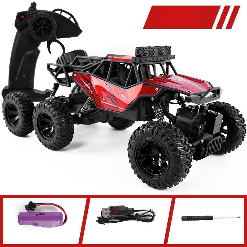 Alloy RC Crawler High Speed 4WD Off-Road Toy Car 1:16 Electric Remote Control Truck 2.4G Anti-Interference with 2 Batteries Gift