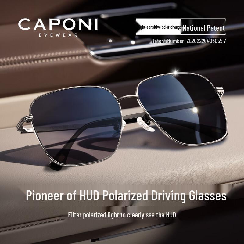 Jiabeli HUD Driving Polarized Photochromic Sunglasses