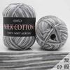 Soft Baby Cotton Wool Yarn Mixed Color 50g Knitting Yarn Knitting Tools Cotton Yarn Crochet Suitable Home Diy Sewing Supplies