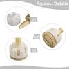 Aesthetic Gold Toilet Flush Knob Featuring Robust Construction and Design