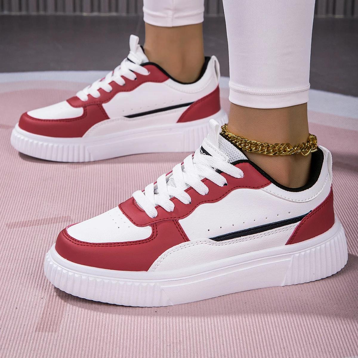 

MAEDEF Women Sneakers Lightweight Board Shoes Breathable Non Slip Comfortable Walking Shoes Fashion Casual Shoes for Women 36