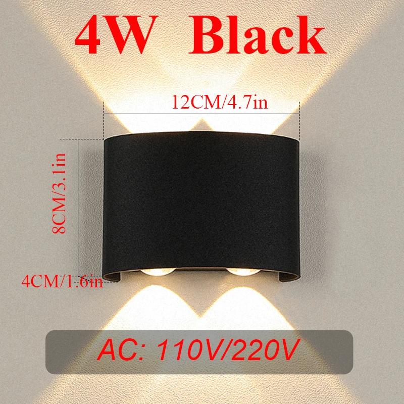 Led Wall Lamp Outdoor Lights Waterproof Sconces Wall Light AC85-265V For Home Indoor Decoration Bedroom Living Room Lighting