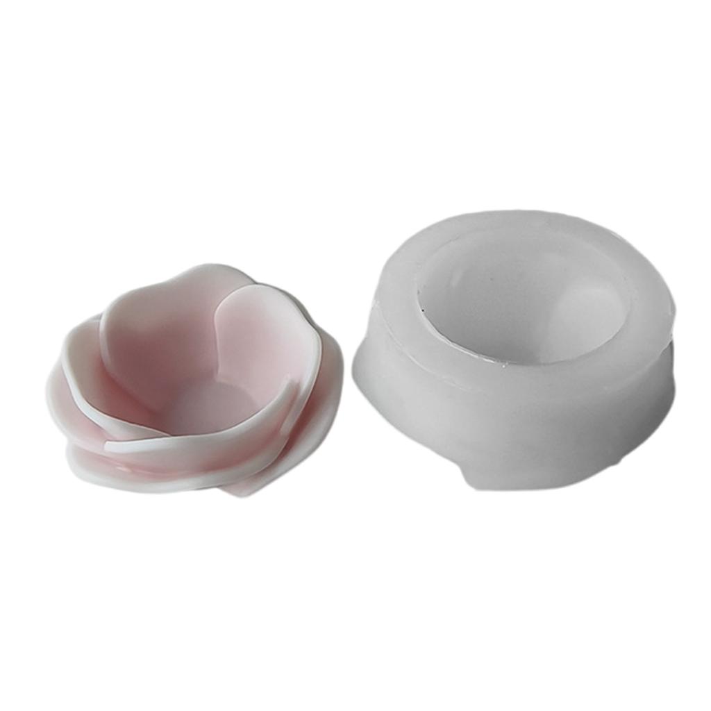 Multipurpose Peony Flower Candle Silicone Mold Small Size Craft Supplies for Stylish Candle Making and Decoration