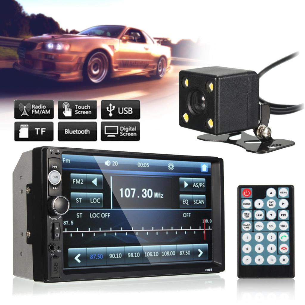 Camera 7inch 2 Double DIN Car Stereo Radio MP5 MP3 Player Bluetooth FM USB AUX Camera 7inch 2 Double DIN Car Stereo Radio MP5 MP3 Player Bluetooth FM USB AUX