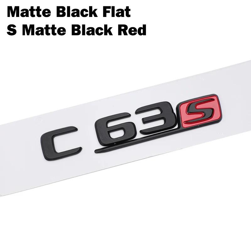 Auto-Tuning Für Mercedes Benz AMG C-Klasse W204 W205 C63 C63S Buchstabenlogo 3D ABS Aufkleber Auto Heckklappe Emblem Namensschild Aufkleber