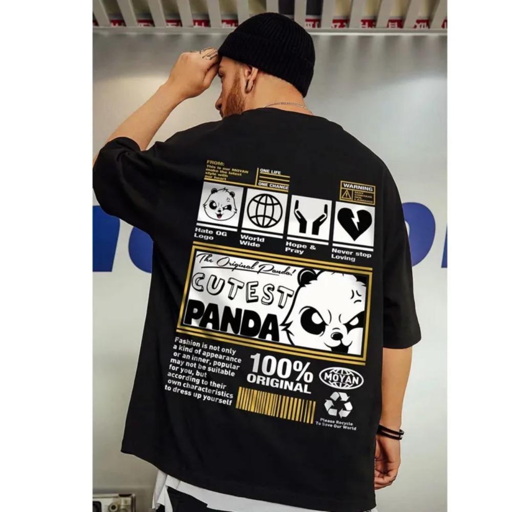 Summer New Casual Loose T-shirt Short Sleeved Men's Fashion Loose Printing Large 8XL Hip Hop Couple Wear Half Sleeve Cotton Top