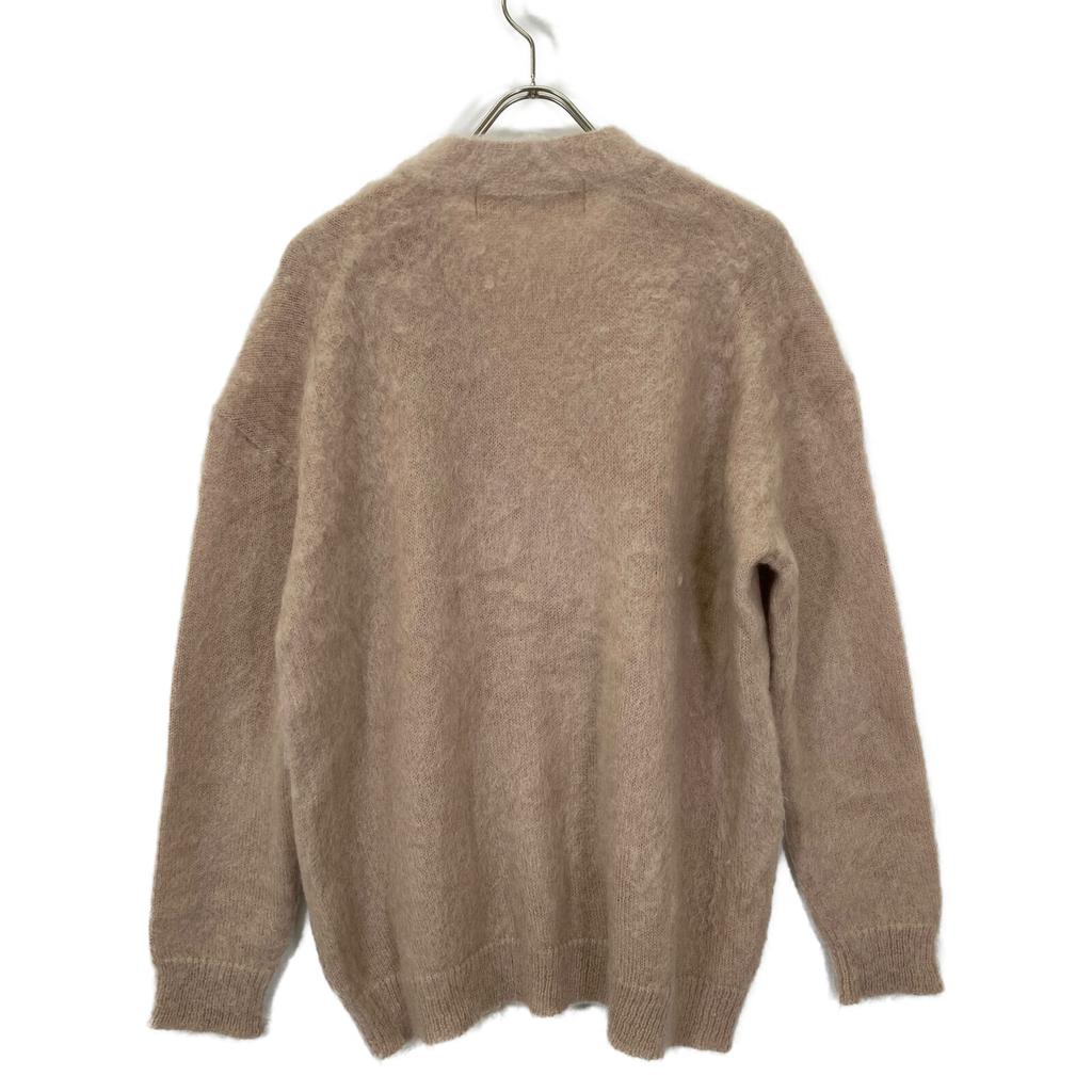 THE SHINZONE Beige Boxy Kid Mohair Cardigan tops F beigeUsed