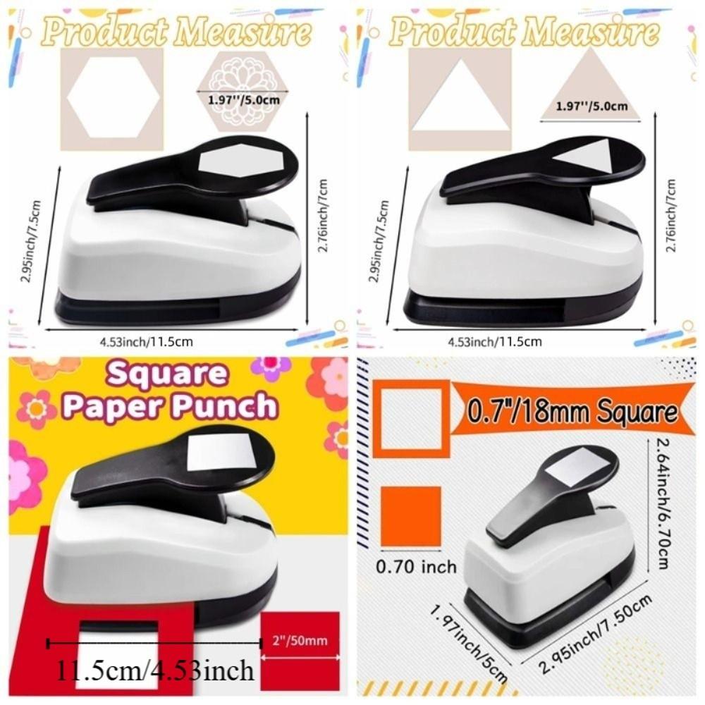 Cutting Craft Paper Cutter Handmade Square Embossing Embossers Crafts Hole Puncher  Paper Craft