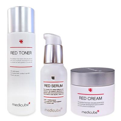 Conjunto Básico Red Line de 3 Peças (Tônico Sérum Creme)