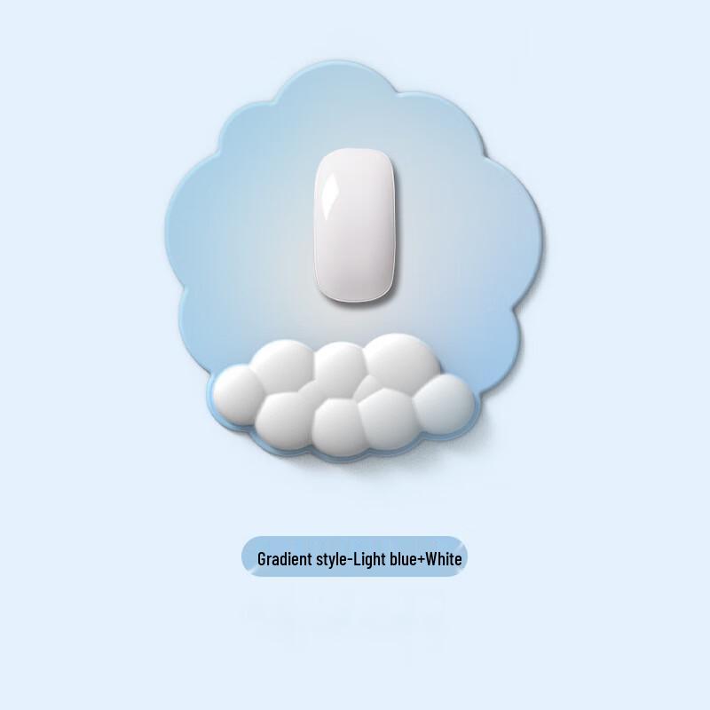 Ergonomic Gradient Cloud Keyboard Wrist Rest & Mouse Pad Set