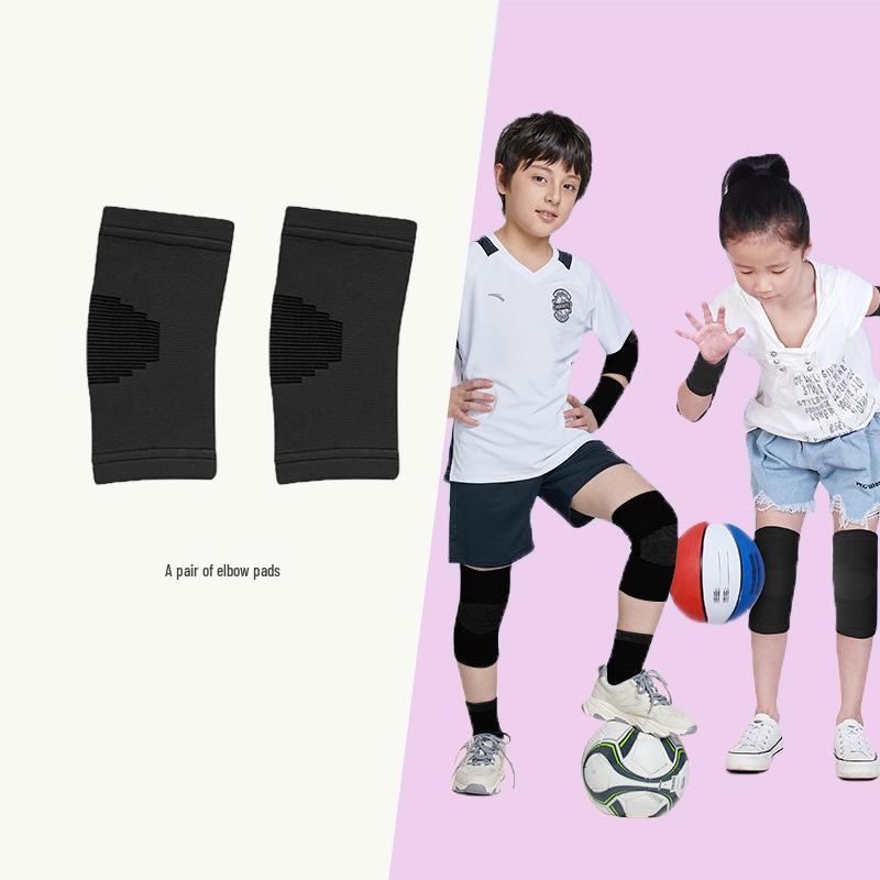 Set di Attrezzatura di Sicurezza Sportiva per Bambini: Ginocchiere, Gomitiere, Polsini per Calcio, Corsa, Pallacanestro - Protezione Anti-Caduta.