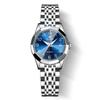 OLEVS Women's Quartz Watch Stainless Steel Band Classic Dial Luminous Waterproof Business Stylish Cute Gift