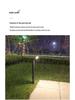 Outdoor Waterproof Solar Aluminum Lawn Lights for Gardens, Parks, and Courtyards