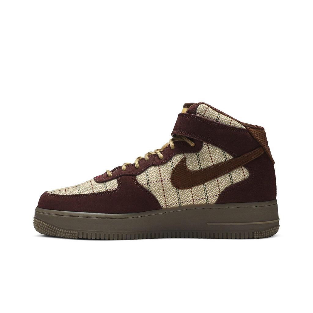 Nike Air Force 1 Mid '07 LV8 'Gum Dark Brown' (Unisex) Gum Dark Brown / Bronze Eclipse / Light British Tan / Noble Red Skateboard Shoes CT1206 900