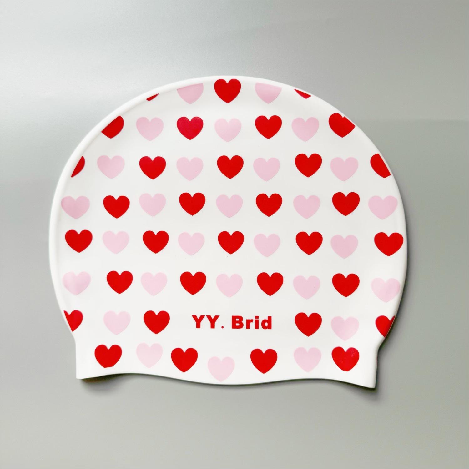 Swimming Cap Ladies Adult Long Hair Waterproof Silicone Swimming Cap Adult Cute Fashion Swimming Goggles Set Swimming