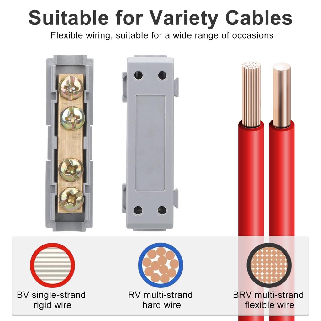 Heavy Duty 10pcs Wire Splicing Connectors 80A Quick Electrical Terminals set Easy Install Wire Connector set Repair Tool