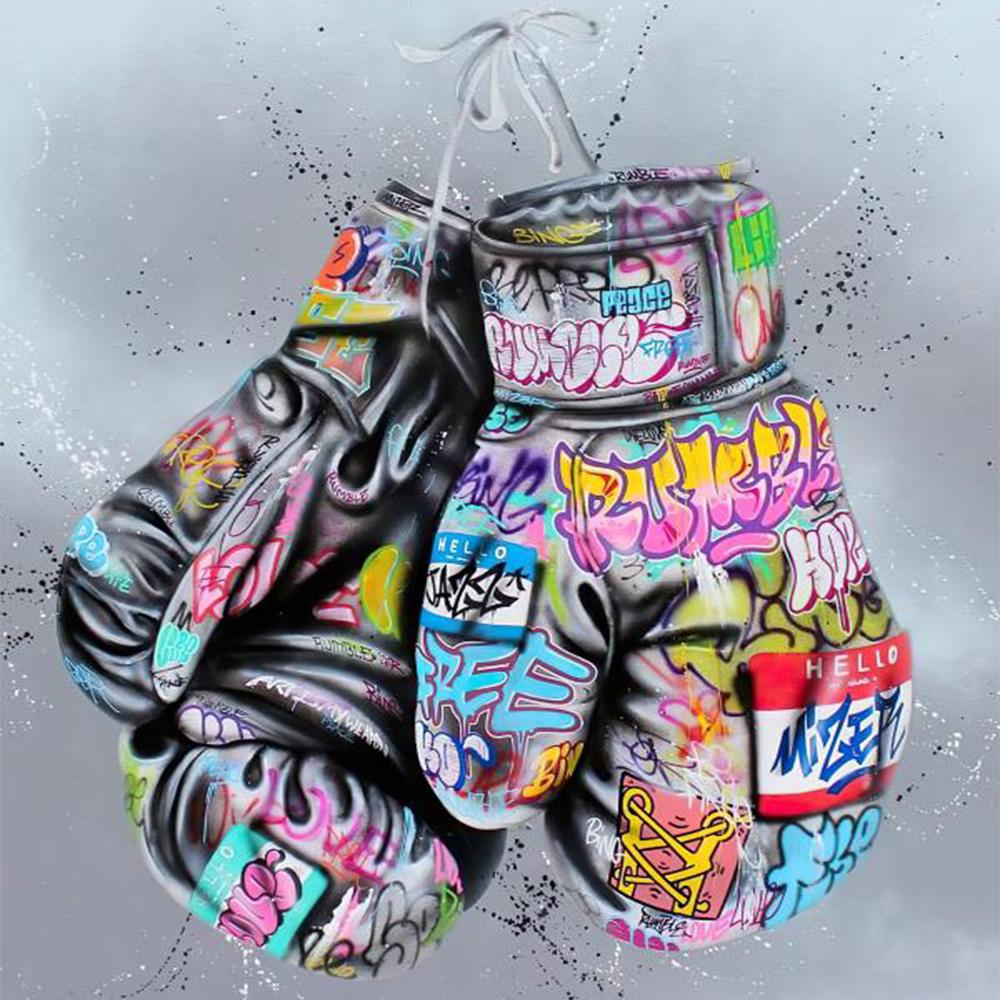 

Уличные граффити, популярное абстрактное искусство, настенный постер, баскетбольные кроссовки, поцелуи, домашний декор, холст, роспись, настенная картина, печать, произведение искусства 70x70cm Unframed