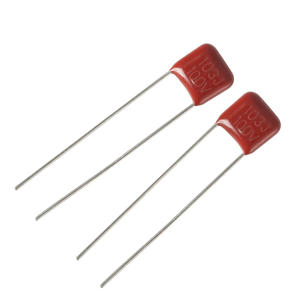 20 Stück 100V CBB Polypropylen-Folienkondensator 103 104 154 223 224 333 334 393 473 474 10nF 39nF 100nF 220nF 470nF Kapazitäts-Kit