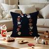 EEVISU BRAND Pillow Case Antidustmite Pillowcase Invisible Zipper Silky Short Plush Sofa Cushion Cover