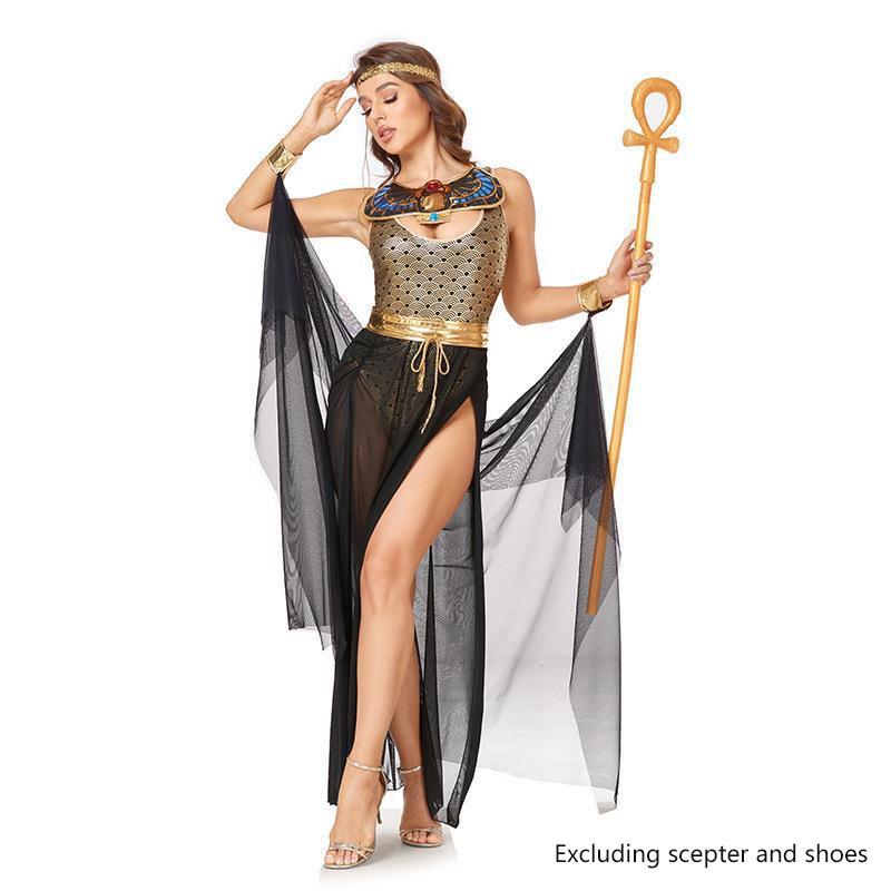 Costume Halloween Cosplay Cos Ancient Greek Egyptian Goddess Role Playing Woman