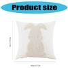 Spring Easters Pillow Cover Comfortable Plushes Faux Furs Pillow Case for Bedroom Room Sofa Decorations